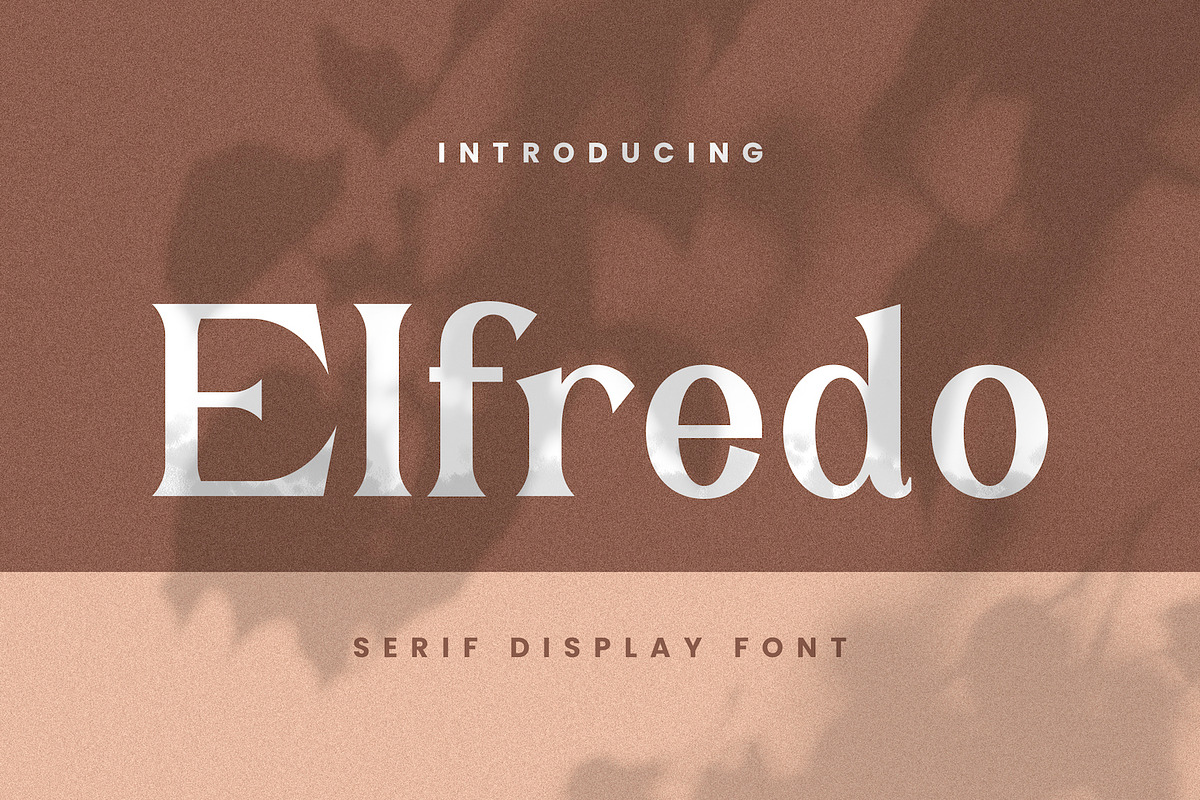 Elfredo - Sophisticated Serif, a Serif Font by Imoodev (Photo 1 of 5)