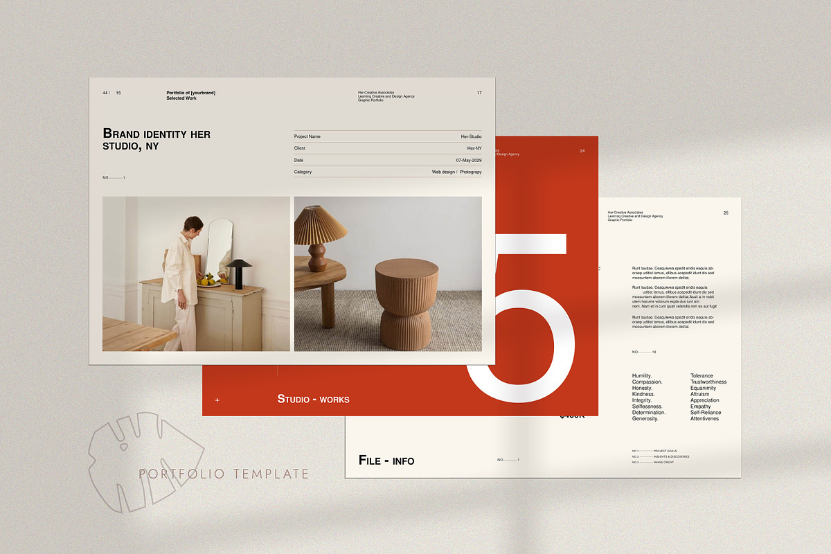 Portfolio and Resume, a Brochure Template by S A N D Y (Photo 5 of 10)