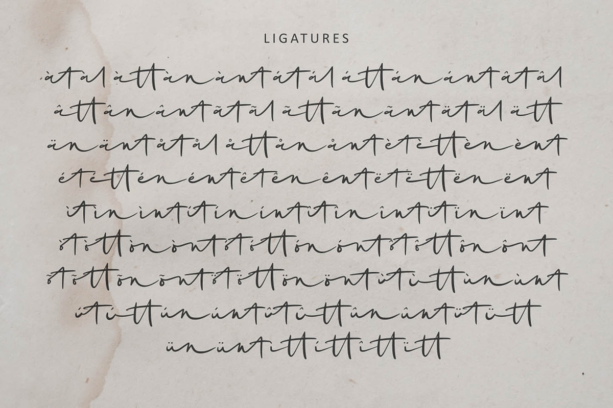 Mrs Santhi, a Script Font by Abo Daniel Studio (Photo 13 of 13)