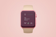 Clay Apple Watch Mockup 04, a Wearable Device Mockup by Mockups by Carlos Viloria (Thumbnail 3 of 3)