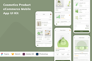 Cosmetics Product ECommerce UI Kit