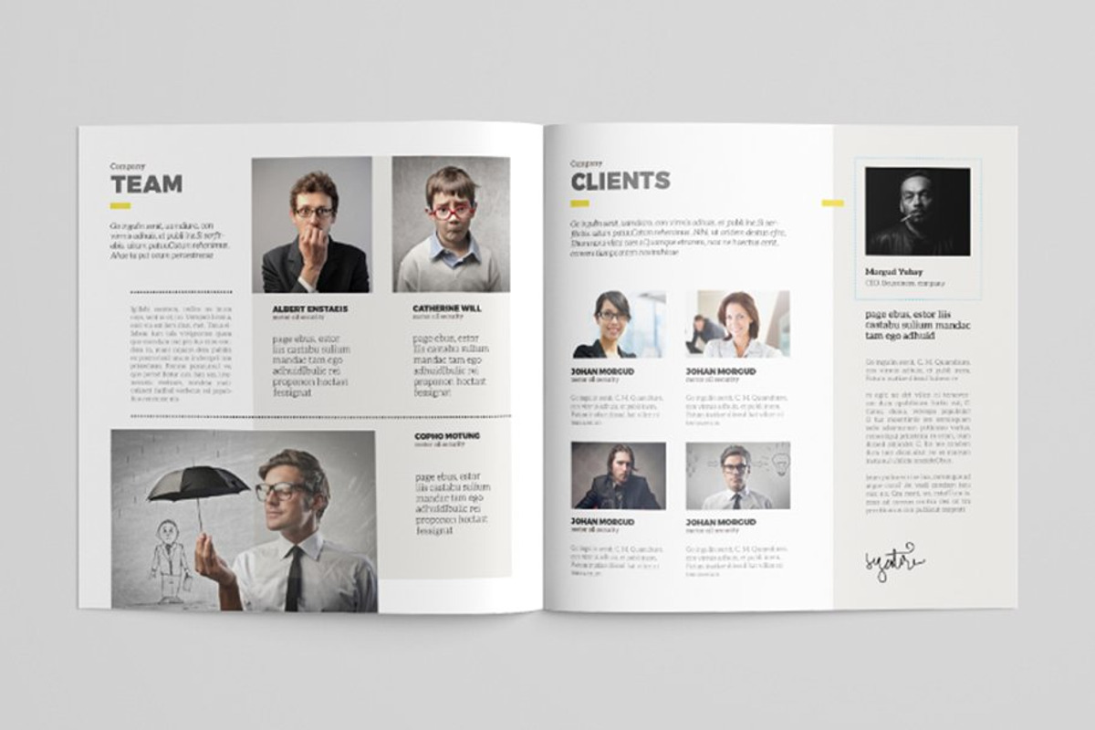 Simple Brochure Template, a Brochure Template by spidergraph (Photo 4 of 6)