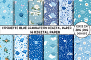 Coquette Graduation Digital Paper, a Pattern Graphic by Designking (Thumbnail 1 of 4)