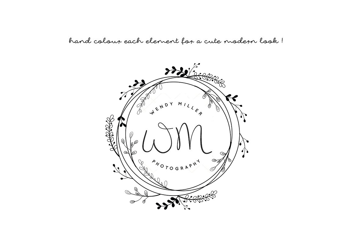 110+ Hand Drawn Wreaths Collection, a Decorative Illustration by Pixavics (Photo 6 of 8)