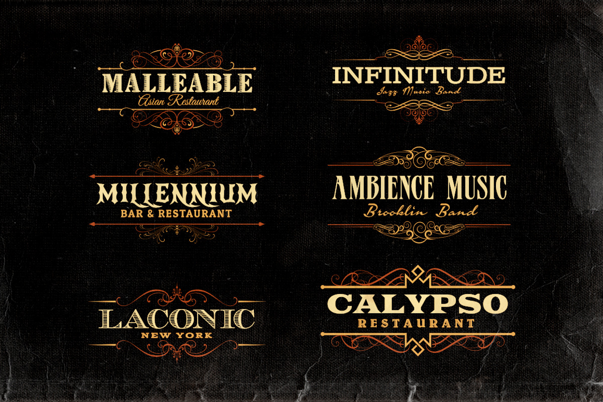 Ornamental Headers & Frames v.1 preview 4