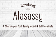 Alasassy, a Handwritten Font by Leksen Design (Thumbnail 1 of 5)