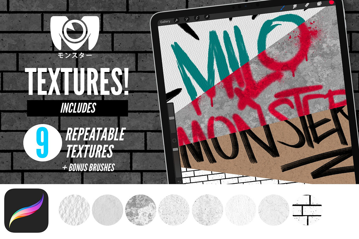 Procreate Brushes & Textures Bundle, a Brush Add-On by jorgetiradoart (Photo 4 of 5)