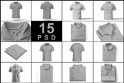 Polo T-Shirt Mockup, a Shirt Mockup by mockupbuys (Thumbnail 2 of 32)