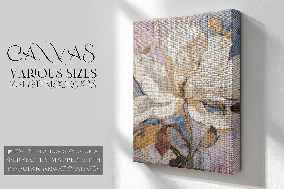 Canvas Mockups Various Sizes, a Product Mockup by mock-ups