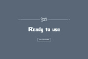 Gigaform Modular Arcade Display Font, a Blackletter Font by Graphic Spirit (Thumbnail 8 of 8)