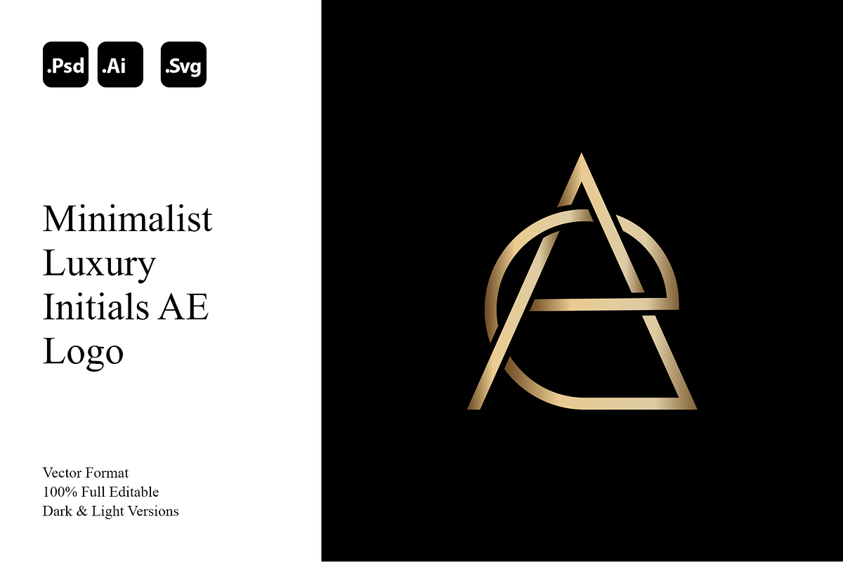 Minimalist Luxury Initials AE Logo, a Branding & Logo Template by Luxury Logos (Photo 1 of 4)