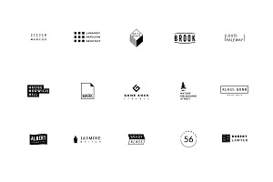 60 Minimalist Logos