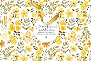 Yellow Floral Patterns