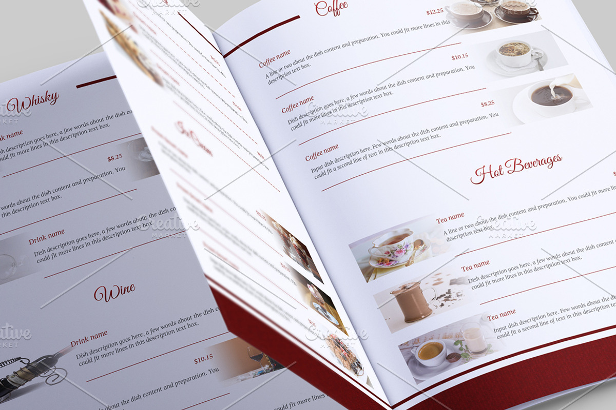 Restaurant Menu & Business Card, a Brochure Template by BettyDesign (Photo 9 of 9)