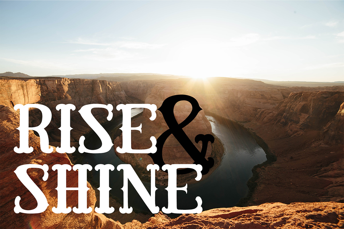 Road Shot - Display Font preview 5