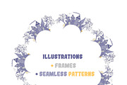 Halloween party design elements, a Seasonal Illustration by pictures for you (Thumbnail 2 of 9)