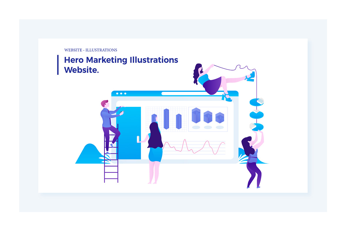 Marketing & Courses Illustrations, an Illustration by marwa_elgendy (Photo 5 of 27)