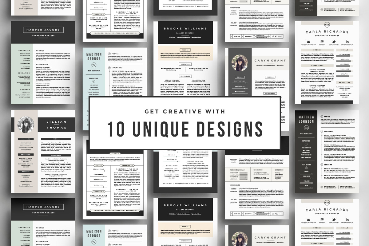 Go Big or Go Home! The Resume Bundle, a Resume Template by Refinery Resume Co. (Photo 2 of 4)