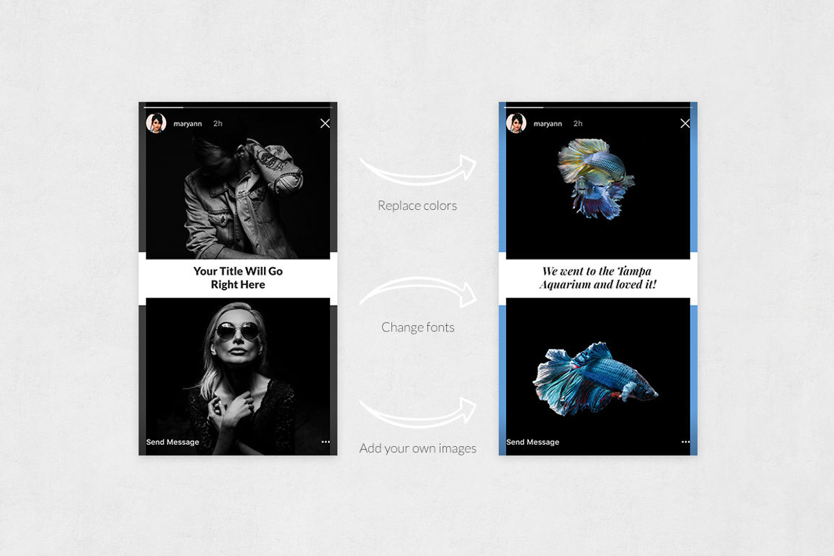 Dark Animated Instagram Stories, a Social Media Template by Social Corner Graphics (Photo 6 of 9)