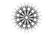 Black and White Mandala Patterns Set, a Decorative Illustration by NJ Himel (Thumbnail 3 of 101)