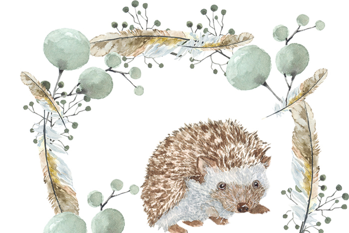 Animals watercolor, an Animal Illustration by JuliaFast (Photo 4 of 4)