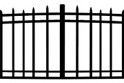 Classic Wrought Iron Gate Silhouette, an Object Graphic by Designer_Momina (Thumbnail 2 of 9)