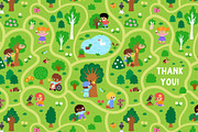 Easter egg hunt map creator, a Seasonal Illustration by Lexi Claus (Thumbnail 9 of 9)