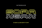 Sorangan Font, a Slab Serif Font by brahamb_design (Thumbnail 1 of 4)