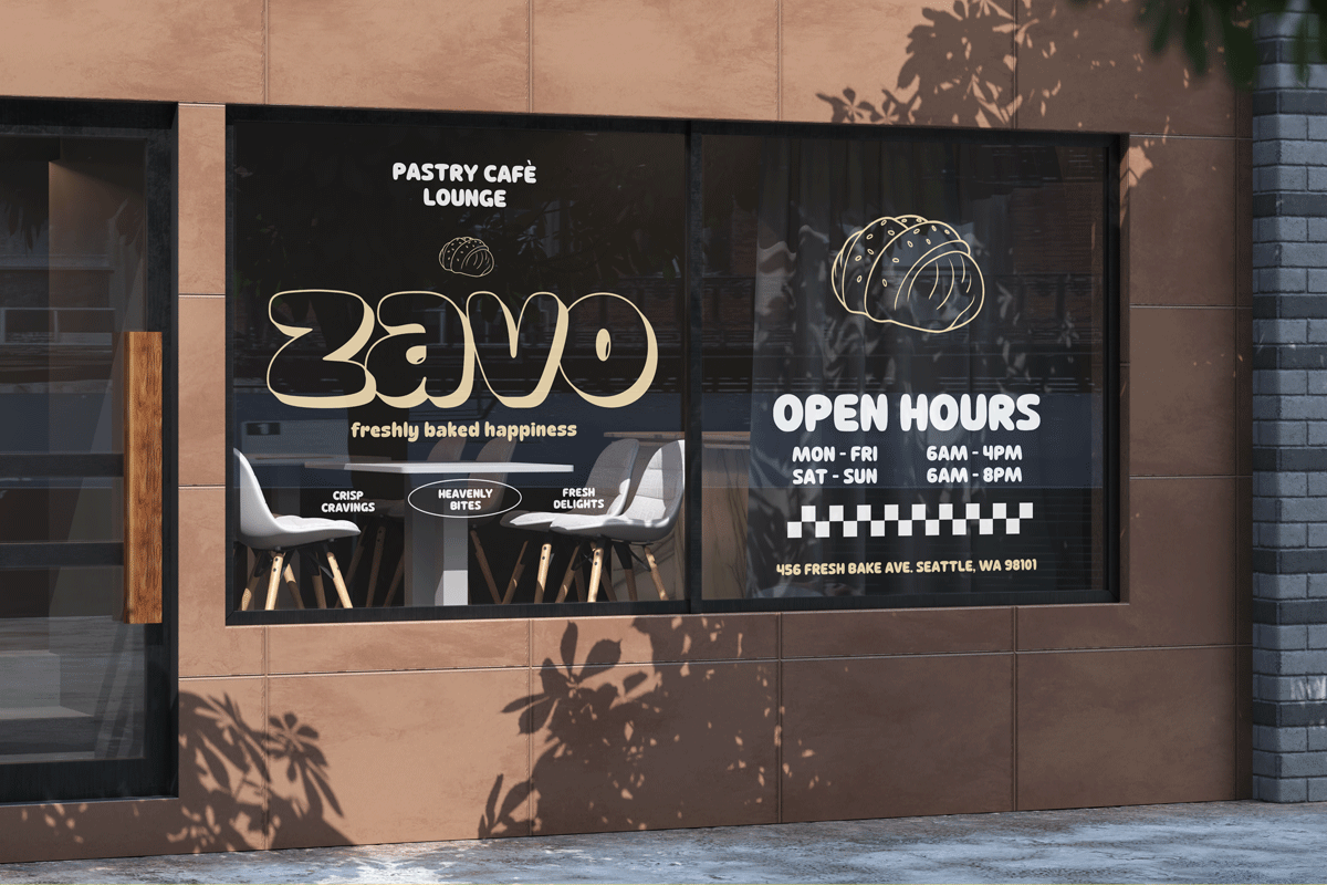 Zavo Sans – A Chunky & Playful Sans, a Sans Serif Font by roomspace creative lab (Photo 5 of 9)