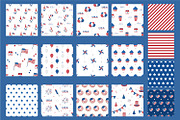4th of July. Patriotic USA Gnomes, an Illustration by KeronnArt (Thumbnail 4 of 9)
