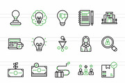 Business Startup Green & Black Icons, an Icon by IconBunny (Thumbnail 2 of 2)
