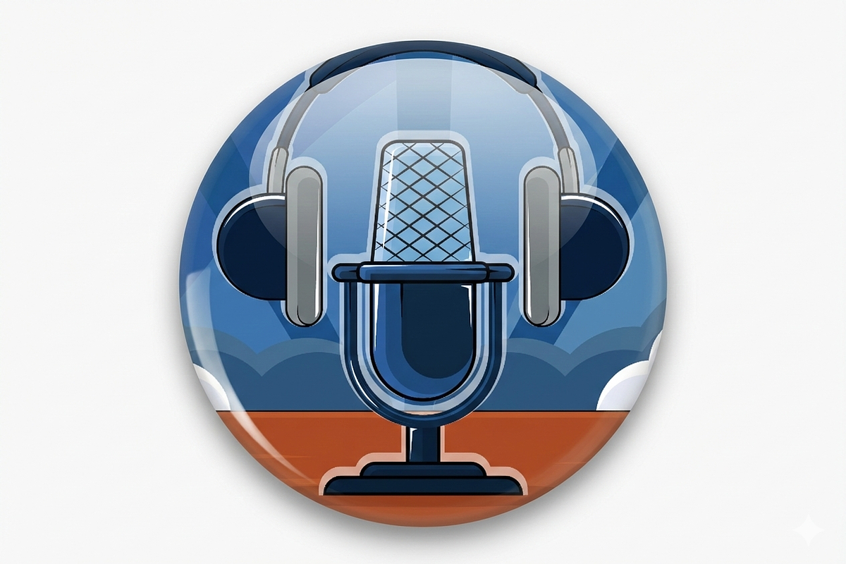 Retro microphone and headphones, a Technology Illustration by zyxroun shop (Photo 3 of 3)