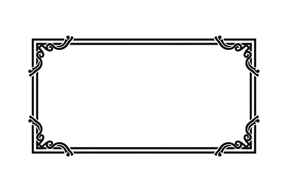 Classic Border Frame SVG Bundle, an Illustration by yasushie (Photo 11 of 28)