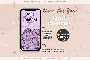 Dare To Dream Workbook & Journal