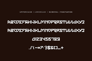 Greek Reford - Unique Typeface Font