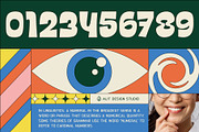 Kosnat Trunks Retro Display Typeface, a Sans Serif Font by alit design (Thumbnail 17 of 20)