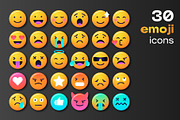 Emoticons emoji reactions, an Illustration by karnofff (Thumbnail 2 of 4)