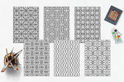 Patterns for coloring PDF,JPG vol-02, a Brochure Template by dnapslvsk (Thumbnail 4 of 6)