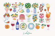 Bella Estate - Summer Hand Drawn Set, an Object Graphic by Leila Divine (Thumbnail 4 of 19)