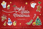 Joyful Little Christmas Clipart, a Decorative Illustration by LiSA Creative Mood (Thumbnail 1 of 9)
