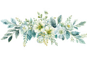 Elegant Green Floral Set, an Illustration by Designs_River (Thumbnail 7 of 11)