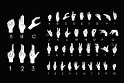 Vector language of deaf-mute., an Illustration by Olesia_ig (Thumbnail 4 of 5)