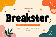 Breakster, a Slab Serif Font by Wow Magic (Thumbnail 1 of 5)