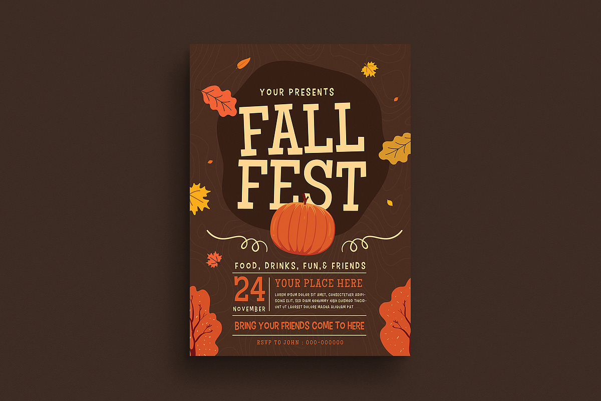 Fall Festival Flyer, a Flyer Template by Guuver (Photo 1 of 3)