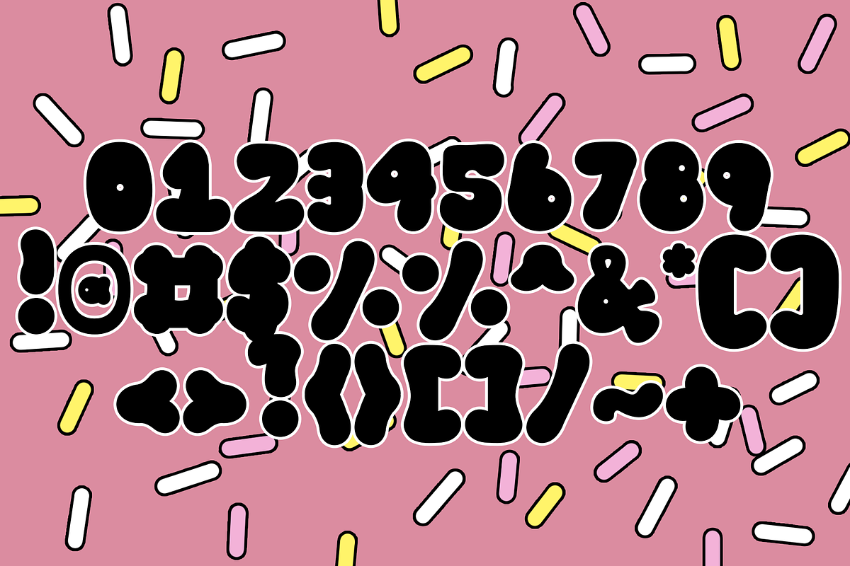 Bubble Guts Typeface, a Font by Rachel McBride Creative (Photo 4 of 8)