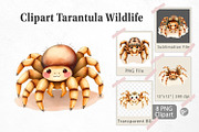 Watercolor Clipart Tarantula Wildlif, a Graphic by Artnoy (Thumbnail 1 of 5)