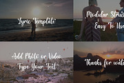 Lyric Template | FCPX, a Templates & Theme by FlashFXbox (Thumbnail 1 of 2)