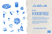 Italian Food Clipart Set, a Food Illustration by Lisa Mill (Thumbnail 2 of 6)