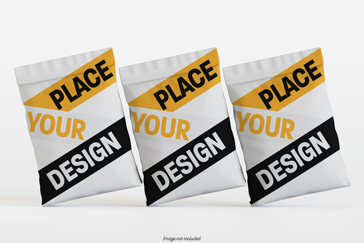 Snack Pouch Mockup Bundles, a Packaging Mockup by Ambo Ampeng (Photo 27 of 32)