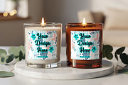 Soy candle label design mockup, a Cups & Container Mockup by Rami's Mockups (Thumbnail 2 of 4)